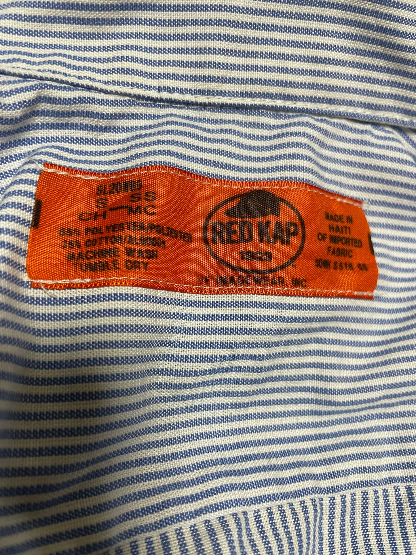 RED KAP レッドキャップ ブルーストライプ ワークシャツ