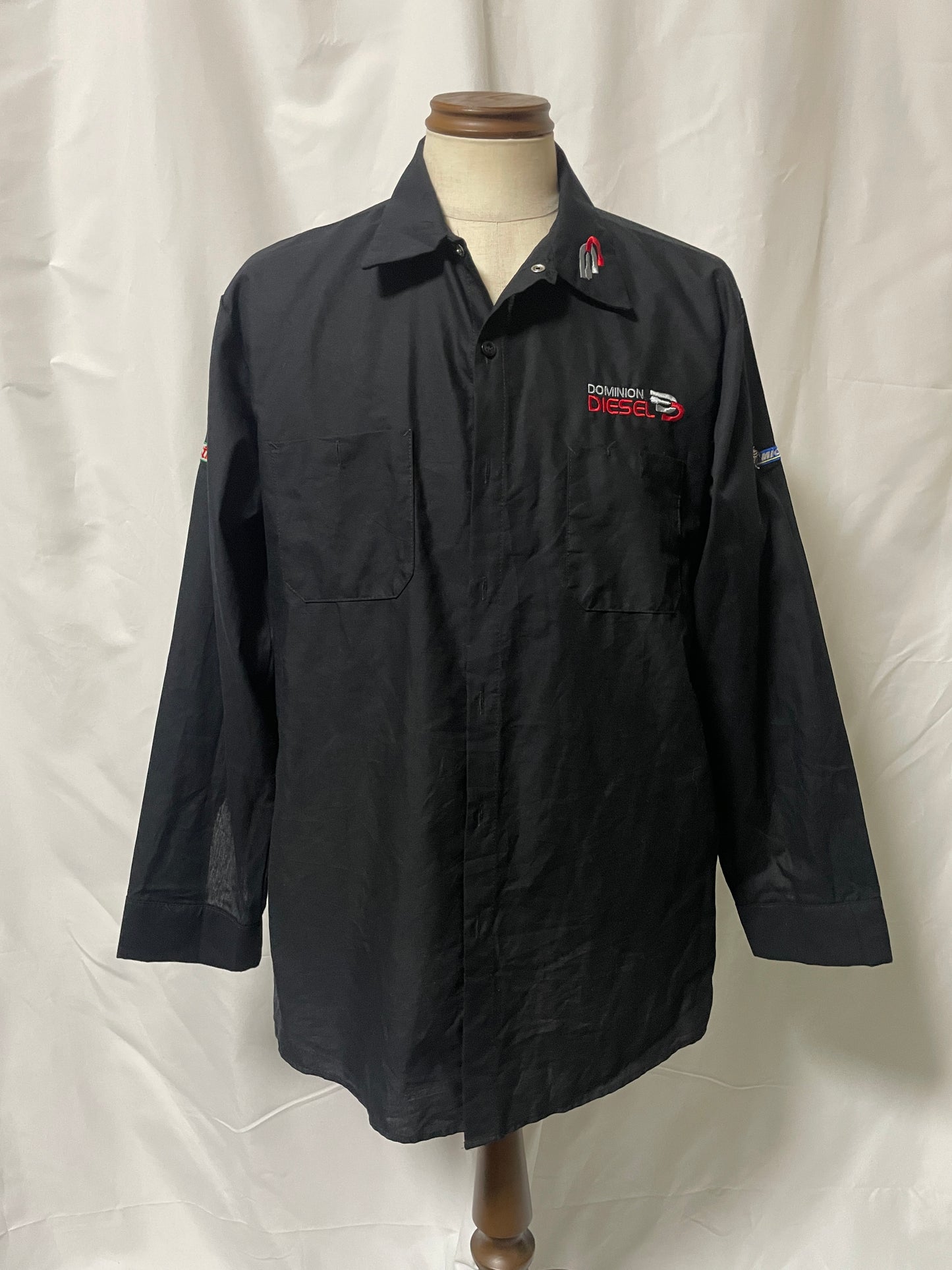 RED KAP レッドキャップ 黒地長袖ワークシャツ