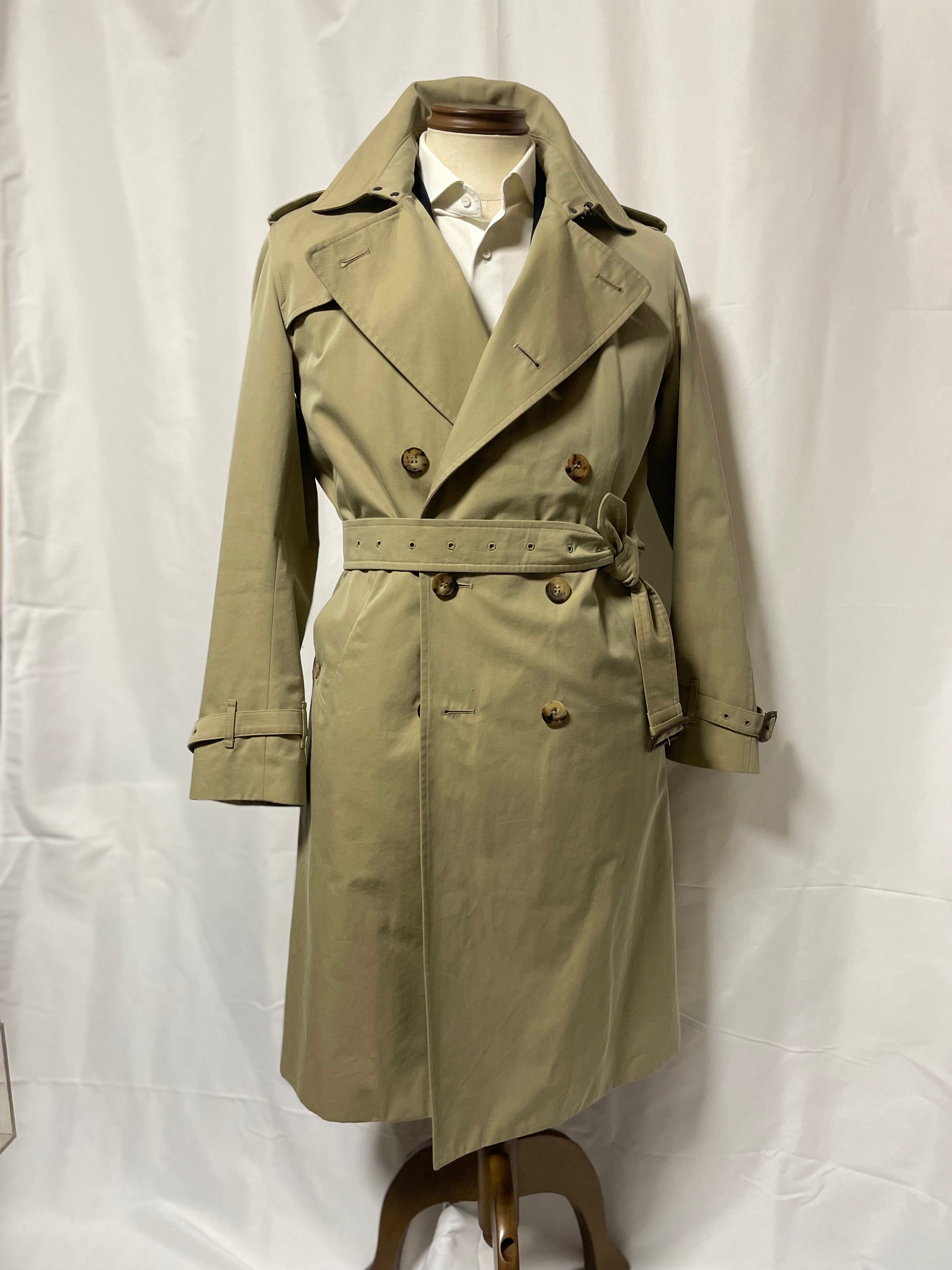 【美品】GRENFELL トレンチコート オリーブカラー GRENFELL グレンフェル トレンチコート – Stile Effe