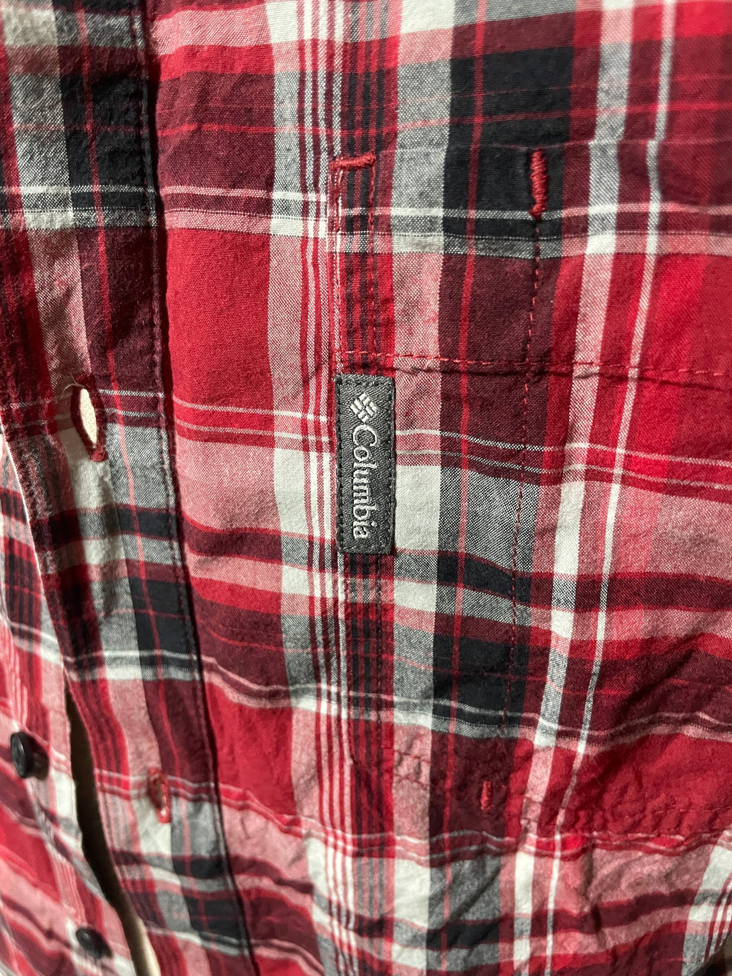 COLUMBIA コロンビア　長袖ボタンダウンチェックシャツ
